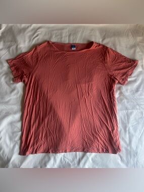 Old Navy Luxe Orange Tee – XL